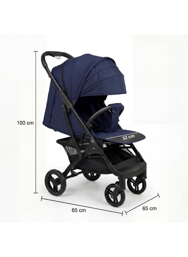 Nobumi Ultra-Lightweight Aluminum Premium Baby Stroller – All-Wheel Independent Suspension, 360° Swivel Rubber Tires, & Integrated Travel Trolley System - Image 5